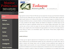 Tablet Screenshot of monitorpolitico.com